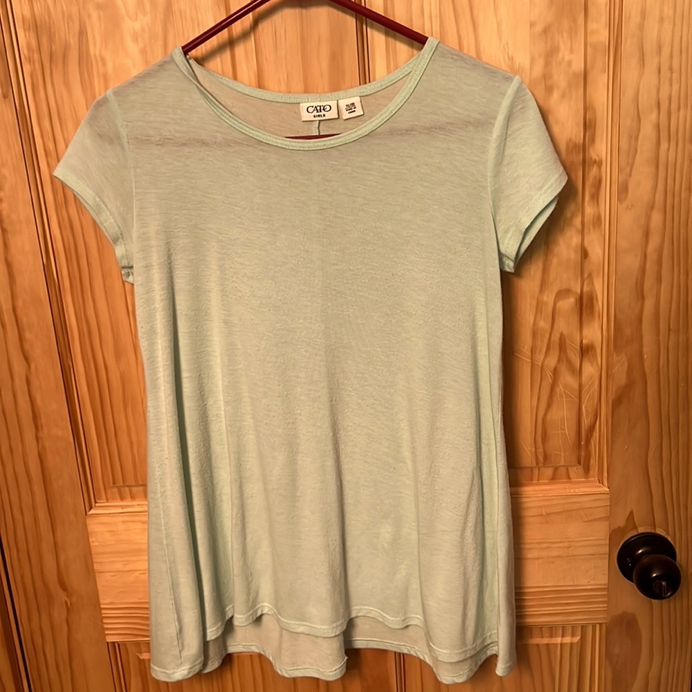 Teal stretchy Cato top.
